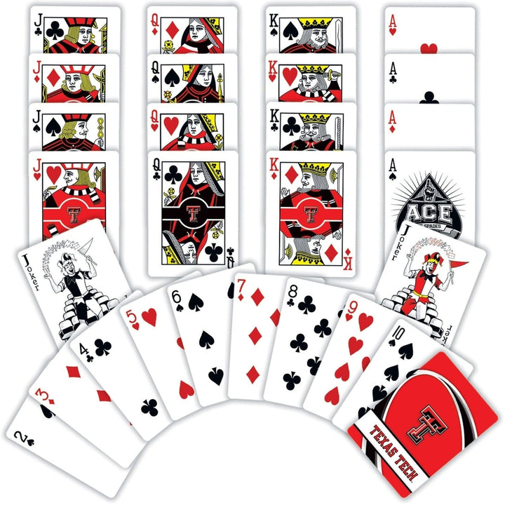 Texas Tech Red Raiders Playing Cards 54 Card Deck NCAA Team Cards Image 2