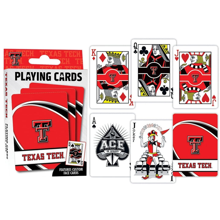 Texas Tech Red Raiders Playing Cards 54 Card Deck NCAA Team Cards Image 3