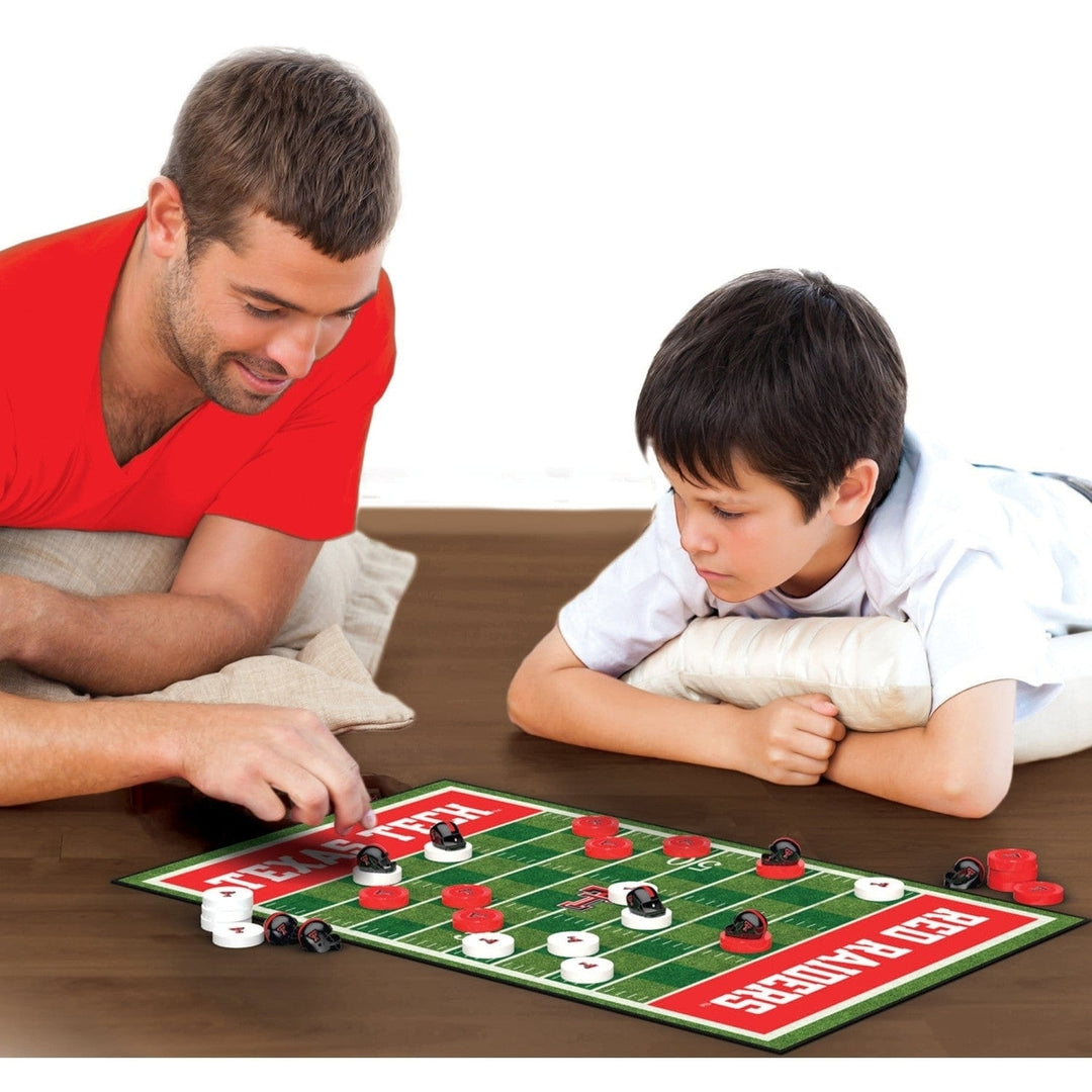 Texas Tech Red Raiders Checkers Game NCAA Licensed 24 Pieces Game Board Image 4