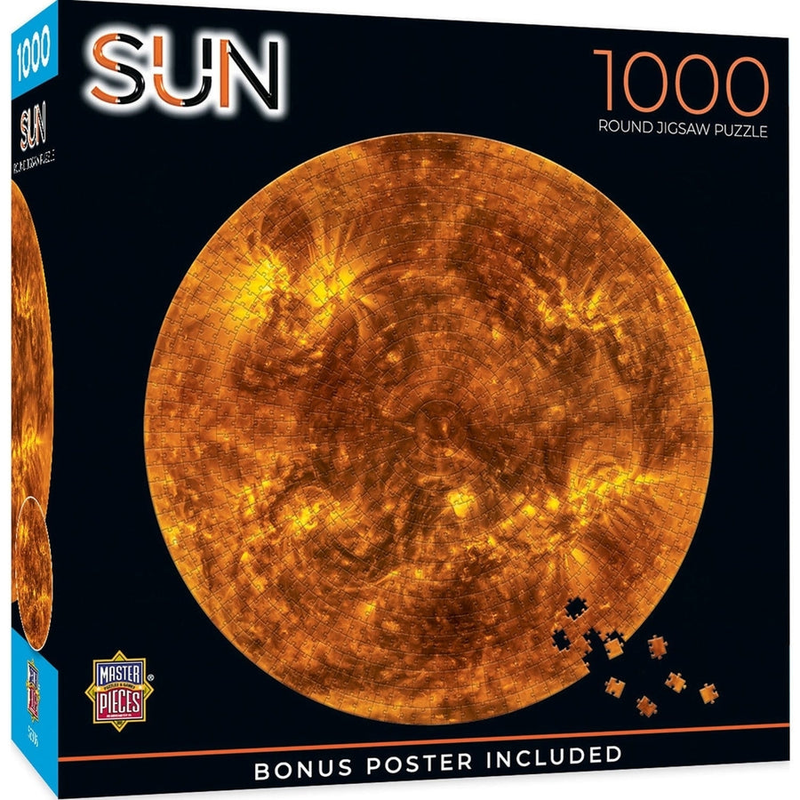 The Sun 1000 Piece Round Jigsaw Puzzle Upper Atmosphere Corona Detail Image 1