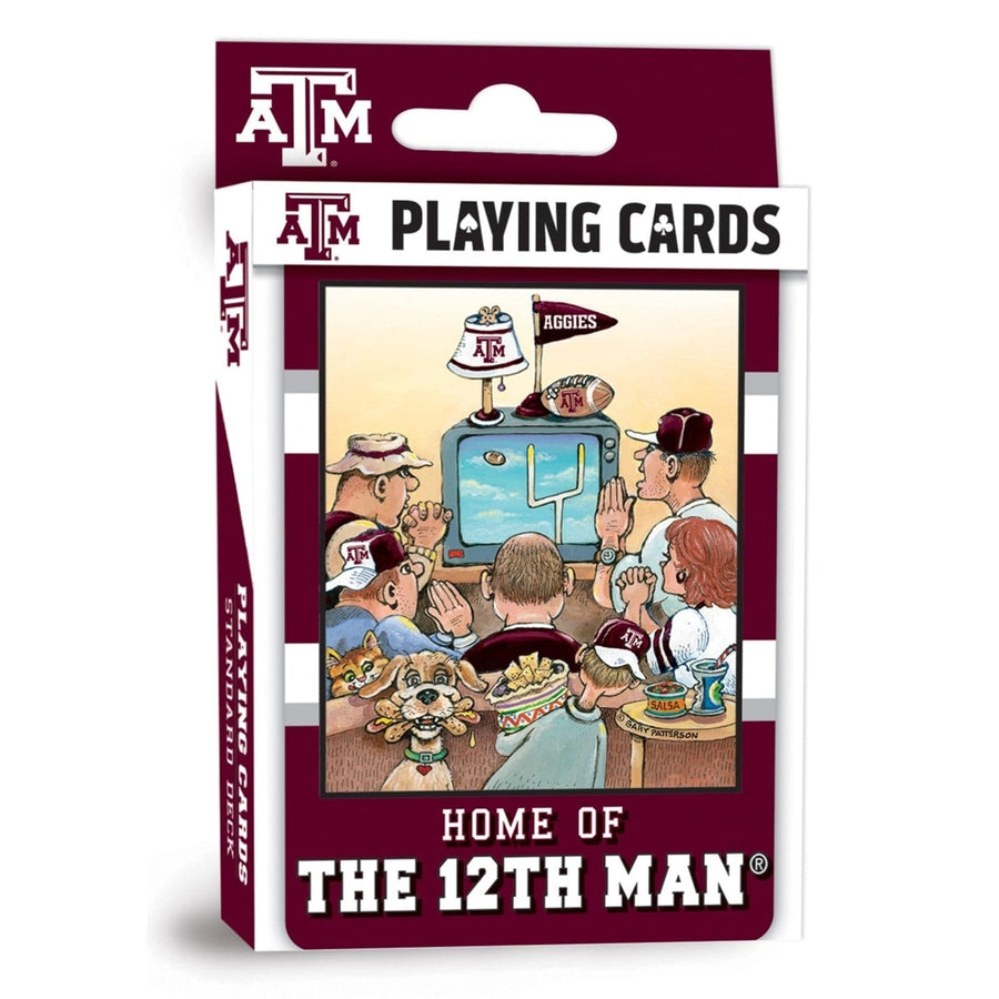 Texas AandM Aggies Playing Cards 54 Card Deck NCAA Team Logo Face Cards Image 1