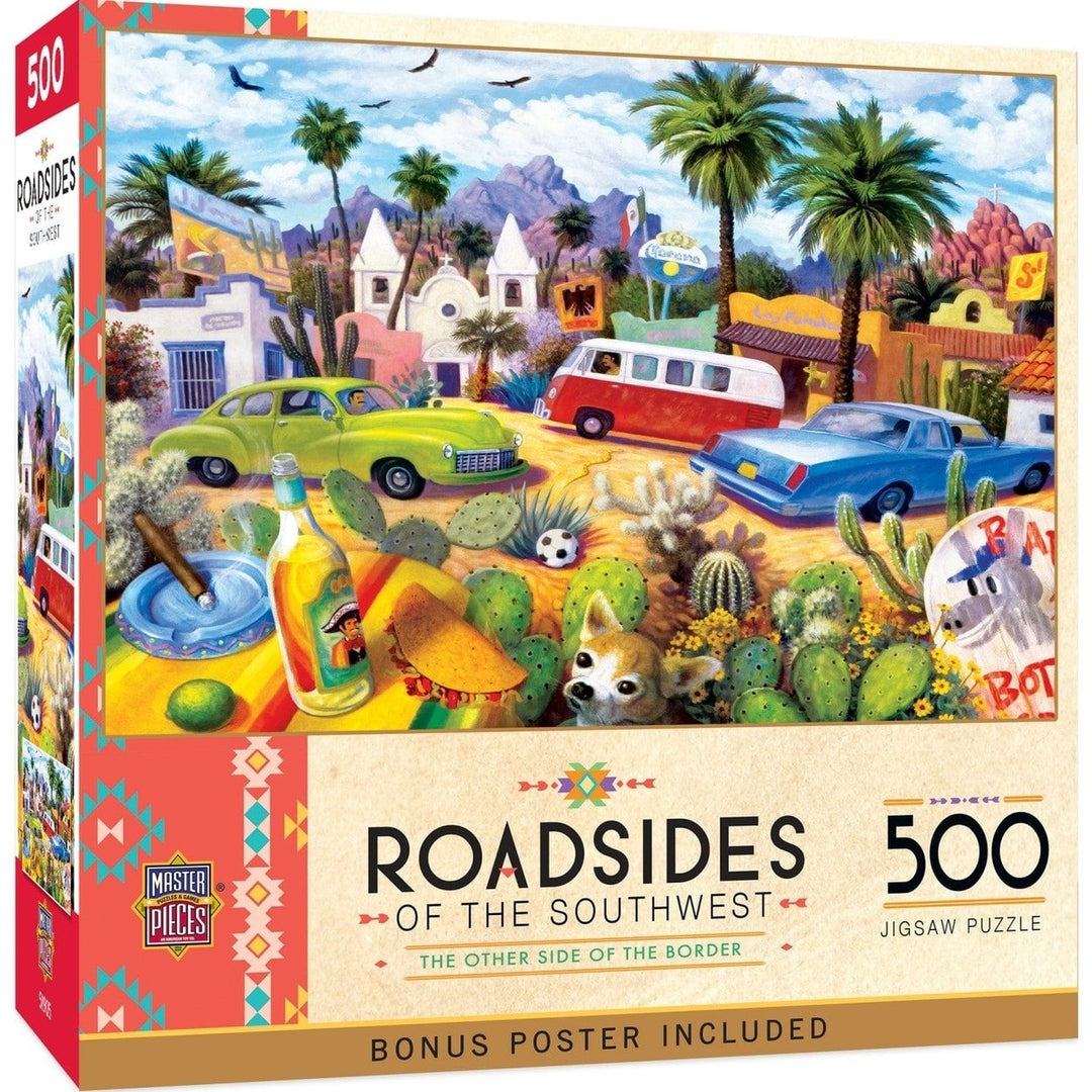 Roadsides of the Southwest - Other Side of the Border 500 Piece Jigsaw Puzzle Image 1