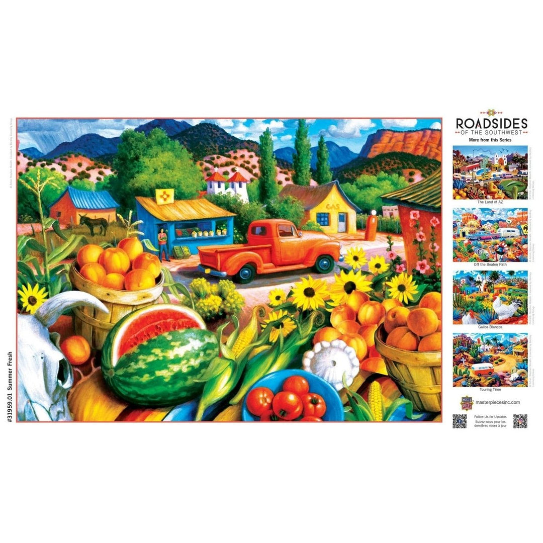 MasterPieces Roadsides of the Southwest 500 Piece Jigsaw Puzzle 21x15 Inches Image 4