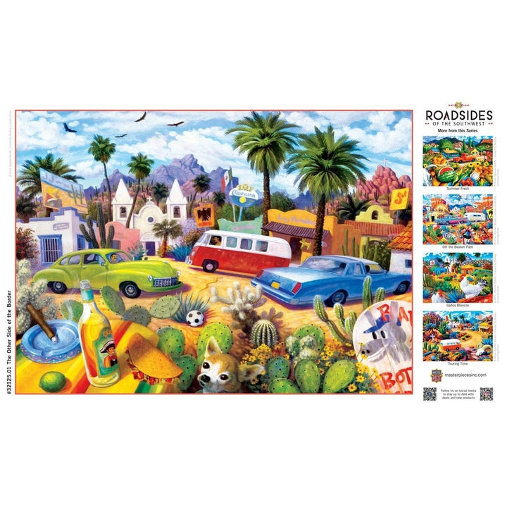 Roadsides of the Southwest - Other Side of the Border 500 Piece Jigsaw Puzzle Image 4