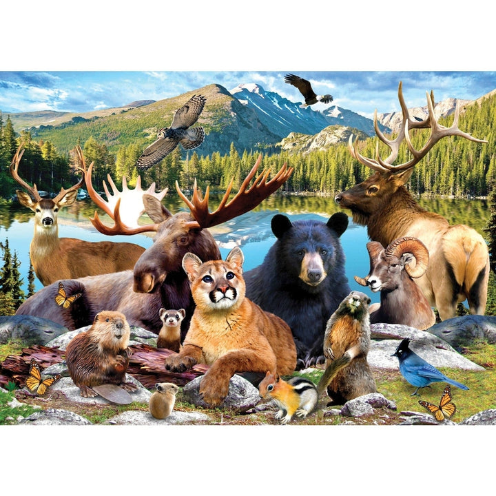 Rocky Mountain National Park 500 Piece Jigsaw Puzzle Premium Quality USA Made Image 2