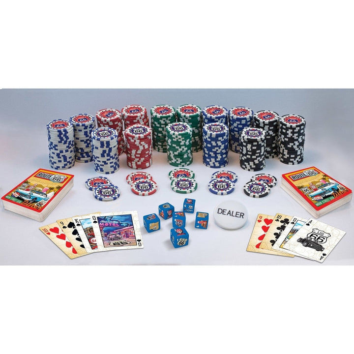 Route 66 300 Piece Poker Set Image 2