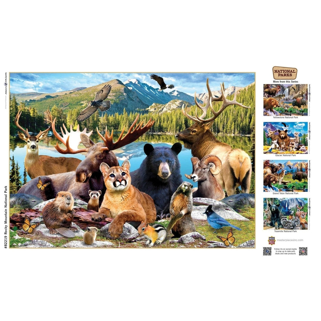 Rocky Mountain National Park 500 Piece Jigsaw Puzzle Premium Quality USA Made Image 4