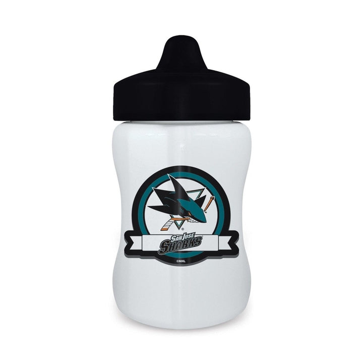 San Jose Sharks Sippy Cup BPA-Free Dishwasher Safe 9oz Toddler Drinkware Image 1