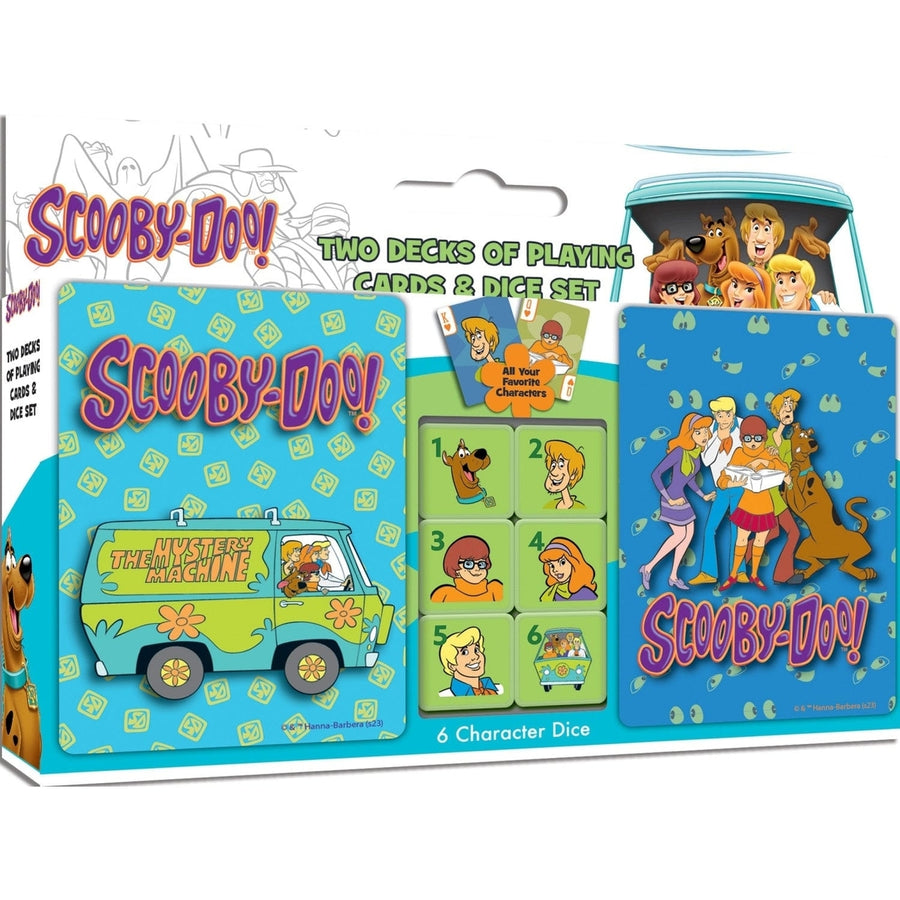 Scooby-Doo 2-Pack Playing Cards and Dice Set Collectible Game Accessories Image 1