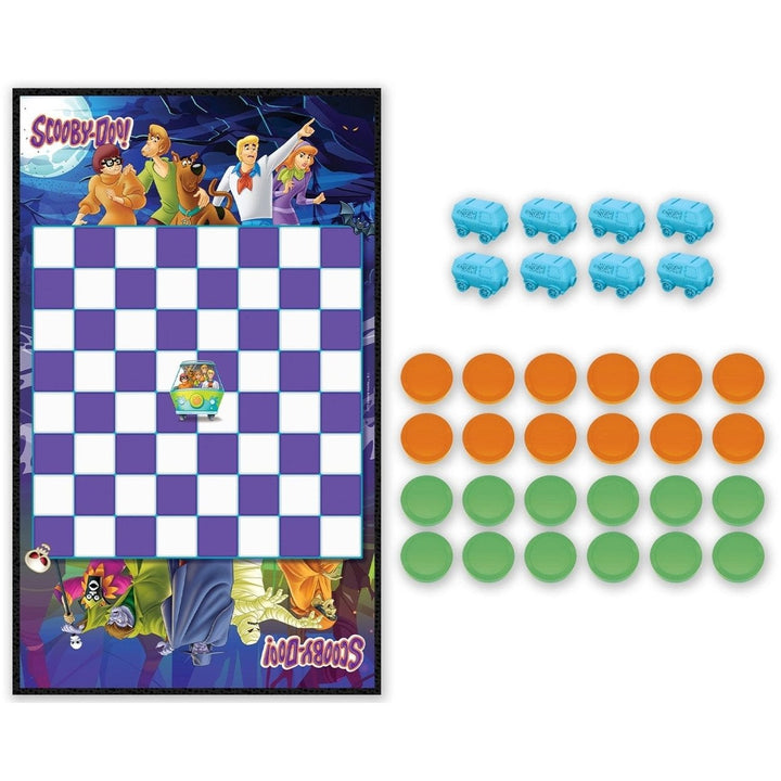 Scooby-Doo Checkers Board Game MasterPieces 2 Player Green Orange Ages 6+ Image 2