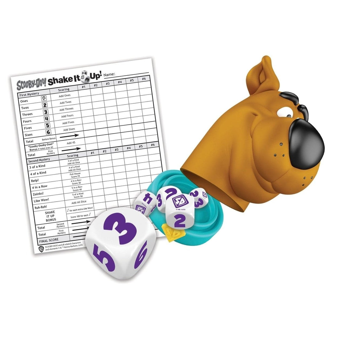 Scooby-Doo Shake It Up Dice Game Collectible Travel Game for Ages 6+ Image 2