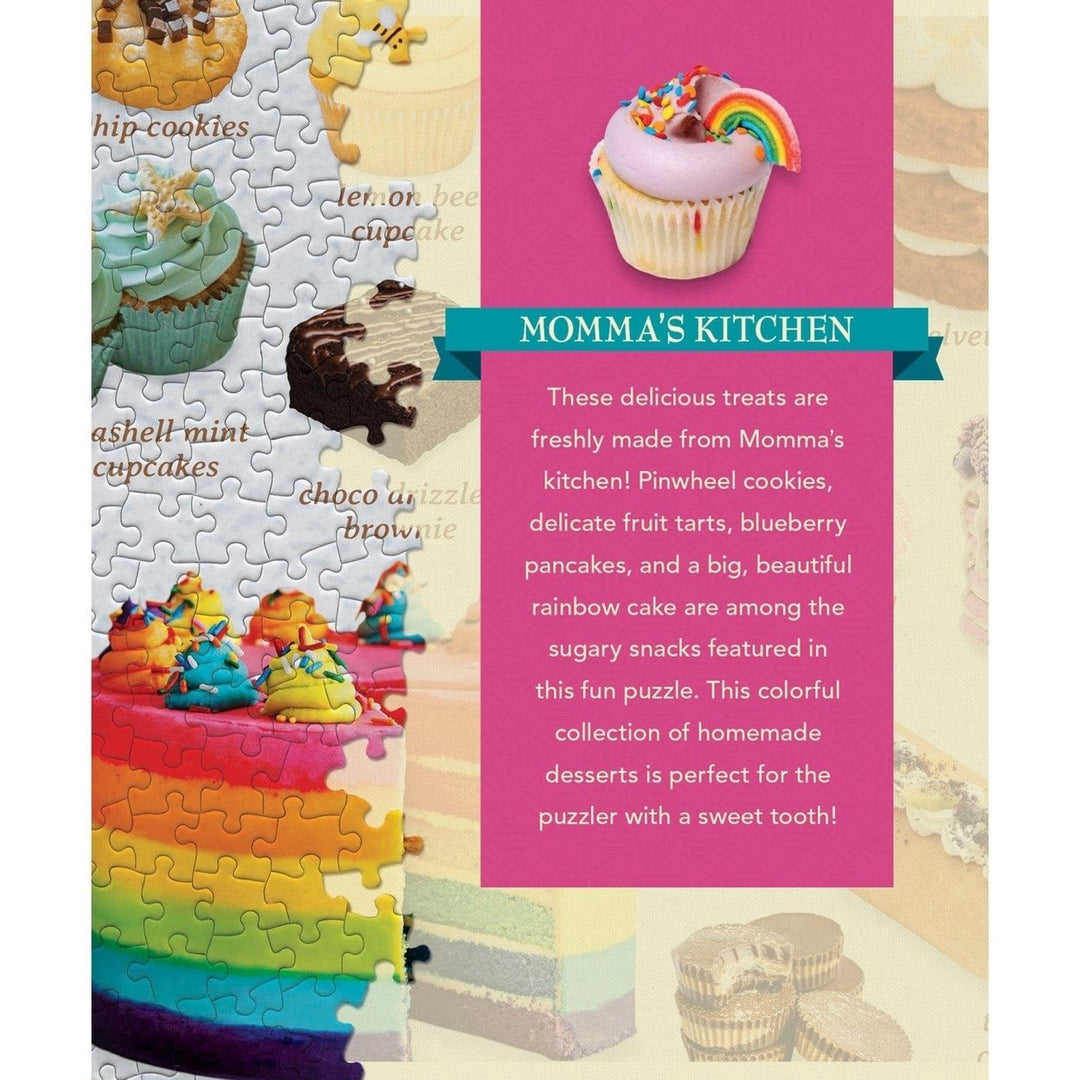 Scrumptious Mommas Kitchen 1000 Piece Jigsaw Puzzle Colorful Dessert Treats Image 3