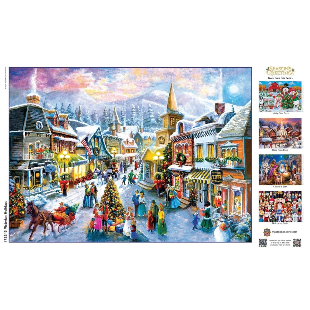 MasterPieces Victorian Holidays 1000 Piece Jigsaw Puzzle 19.25x26.75 Inches Image 4