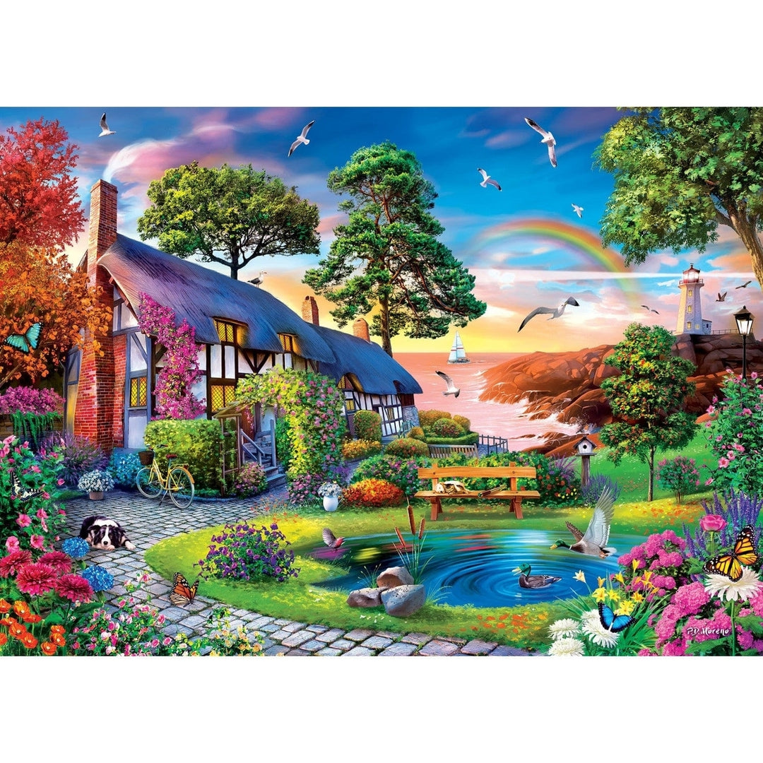 Tranquility - Rainbow 1000 Piece Jigsaw Puzzle Image 2