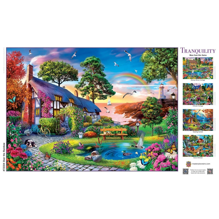 Tranquility - Rainbow 1000 Piece Jigsaw Puzzle Image 4