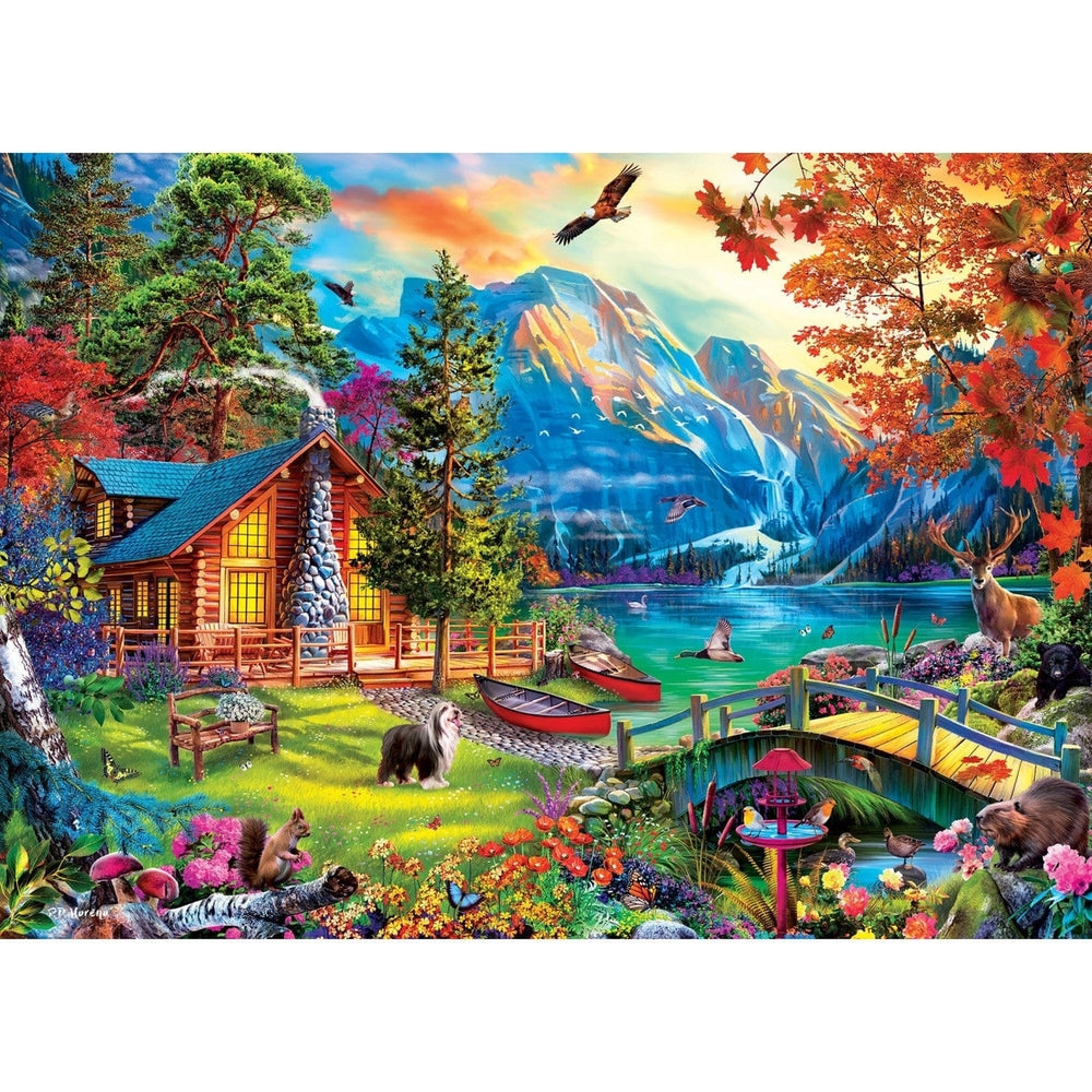 Tranquility - Soaring Sunset 1000 Piece Jigsaw Puzzle Image 2