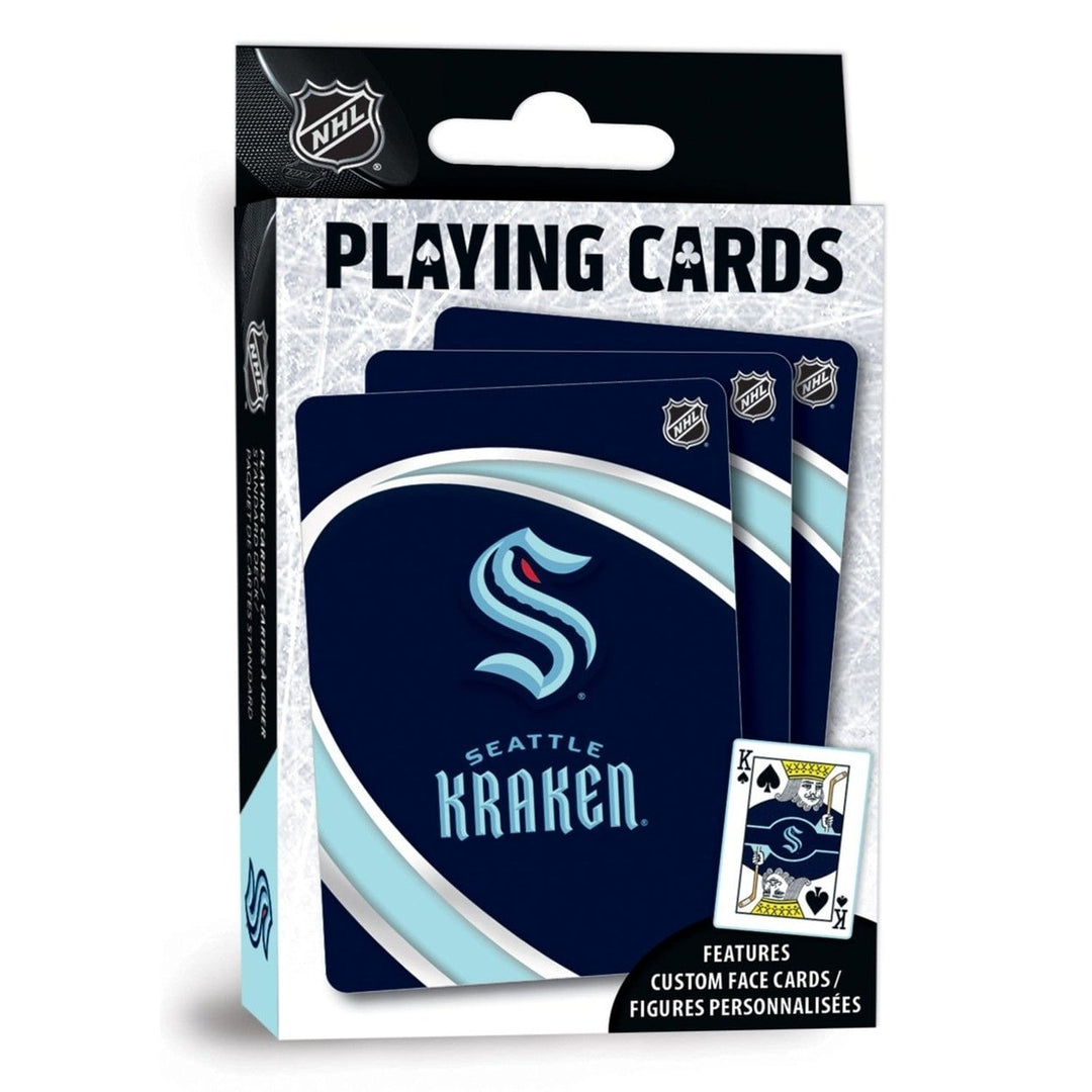 Seattle Kraken Playing Cards 54 Card Deck NHL Officially Licensed Team Cards Image 1