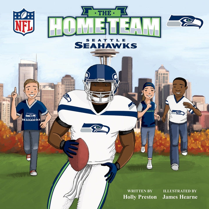 Seattle Seahawks Home Team Childrens Book Illustrated Football Story Kids Image 1