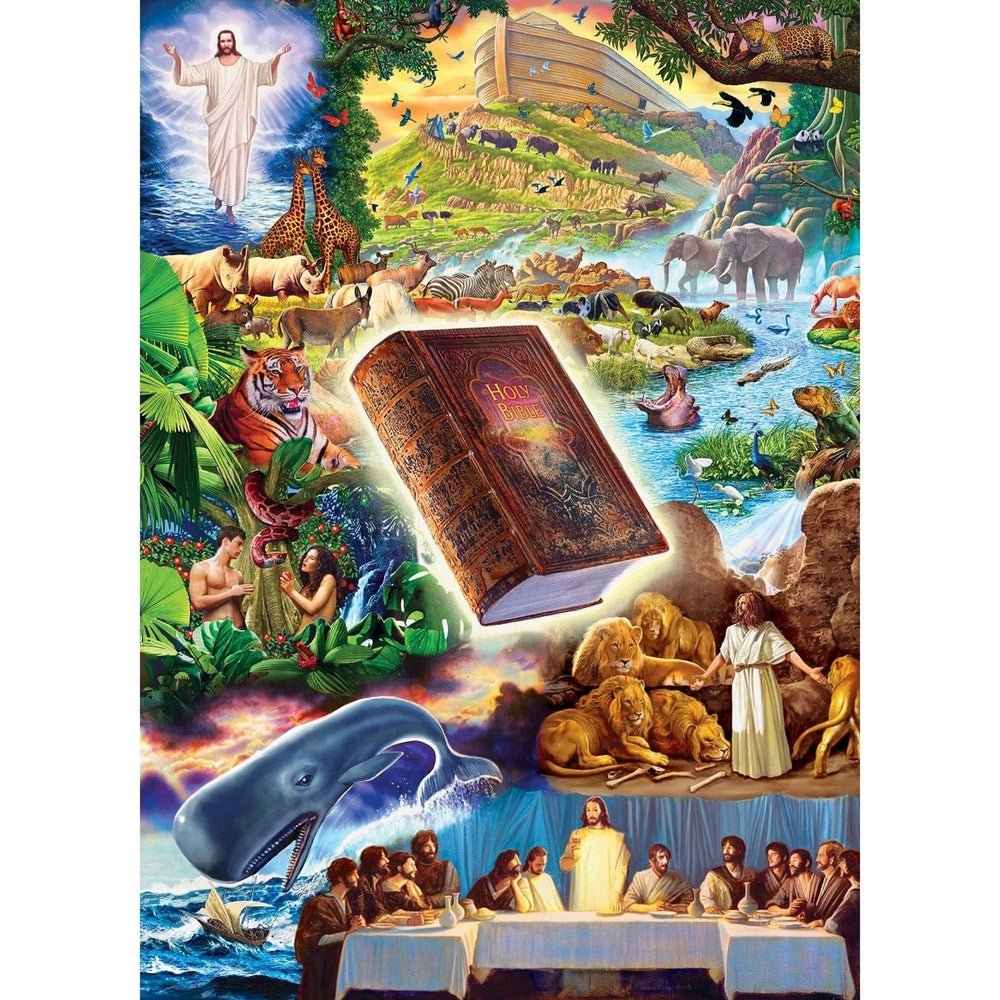 MasterPieces 1000 Piece Jigsaw Puzzle The Holy Bible 19.25x26.75 Eco-Friendly Image 2