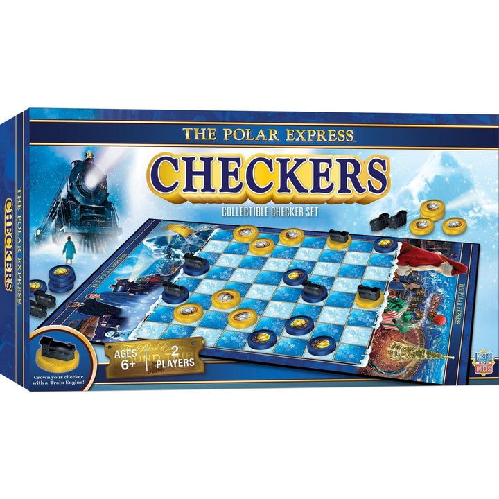 The Polar Express Checkers Board Game Image 1