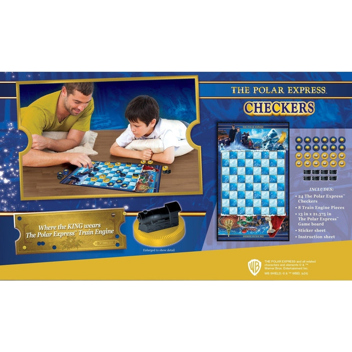 The Polar Express Checkers Board Game Image 3