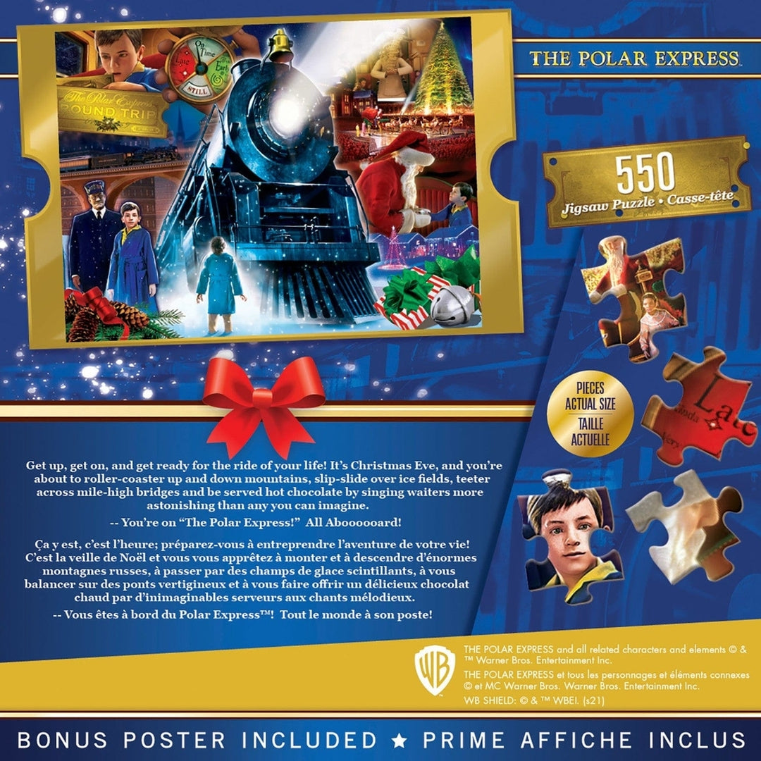 The Polar Express - Ride 550 Piece Glitter Jigsaw Puzzle Image 3