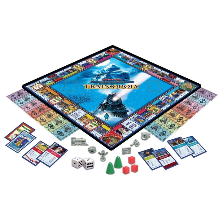 The Polar Express Opoly Board Game 2-6 Players Ages 8+ Holiday Fun Edition Image 2