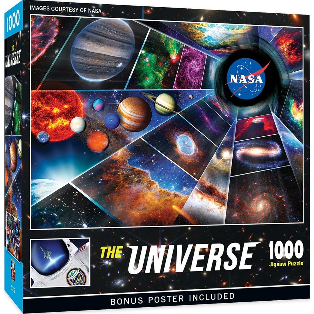 NASA The Universe 1000 Piece Jigsaw Puzzle Fun for Adults and Kids Space Theme Image 1