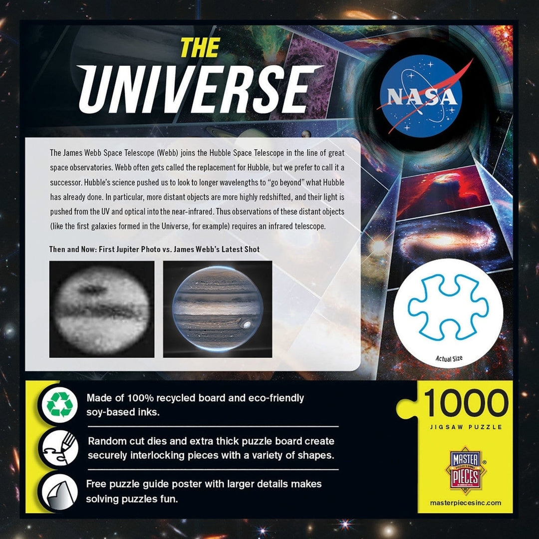 NASA The Universe 1000 Piece Jigsaw Puzzle Fun for Adults and Kids Space Theme Image 3