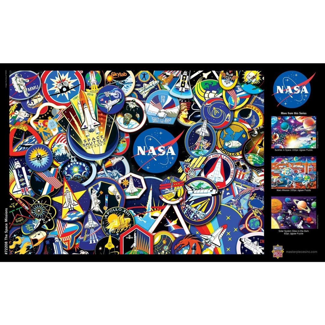 MasterPieces NASA Space Missions 1000 Piece Jigsaw Puzzle Cosmic Adventure Image 4