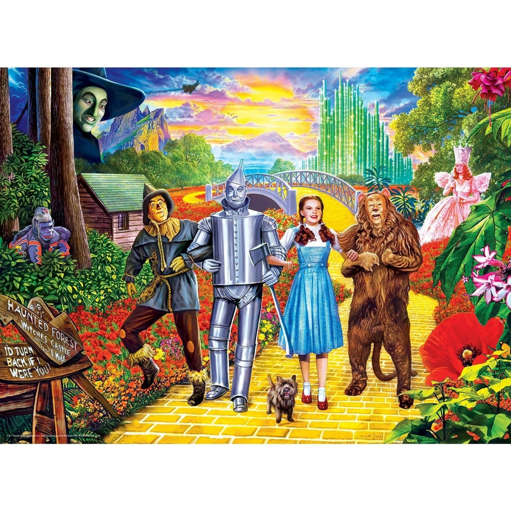 The Wizard of Oz 100 Piece Jigsaw Puzzle 19x14 inches for Ages 6 and Up Image 2