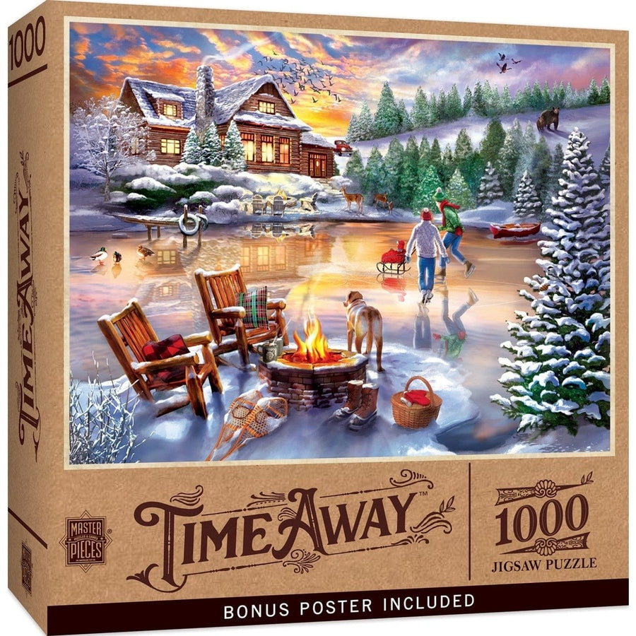 Time Away - An Evening Skate 1000 Piece Jigsaw Puzzle Image 1