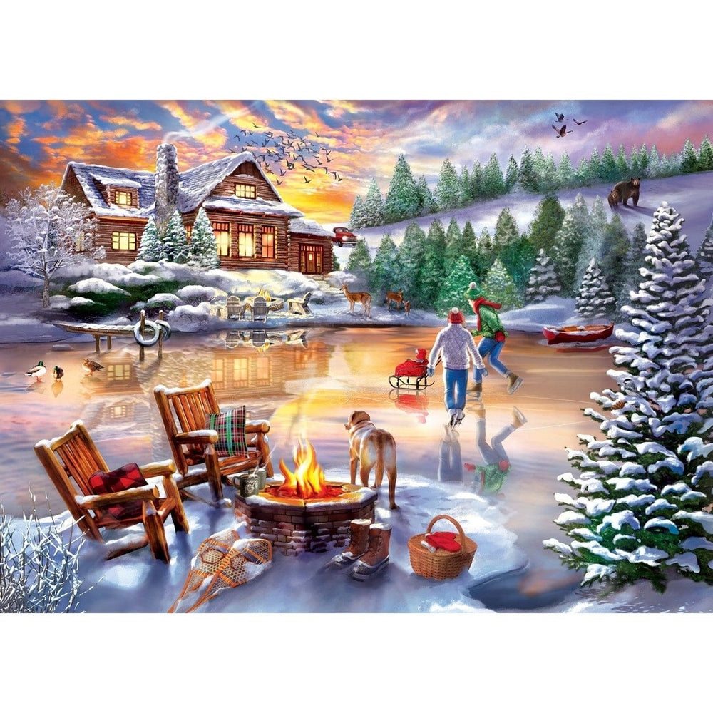 Time Away - An Evening Skate 1000 Piece Jigsaw Puzzle Image 2