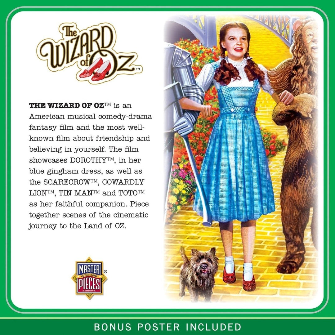 MasterPieces Wizard of Oz Off to See the Wizard 1000 Piece Jigsaw Puzzle Image 3