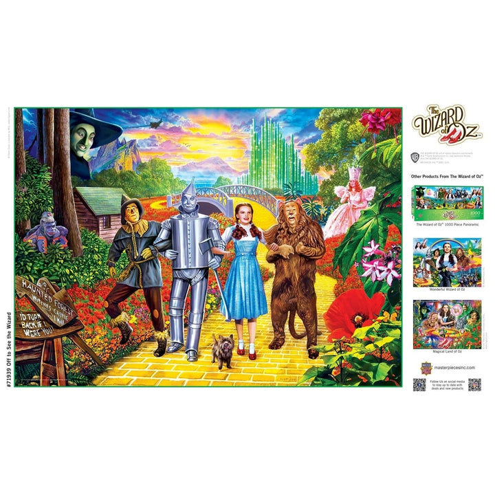 MasterPieces Wizard of Oz Off to See the Wizard 1000 Piece Jigsaw Puzzle Image 4