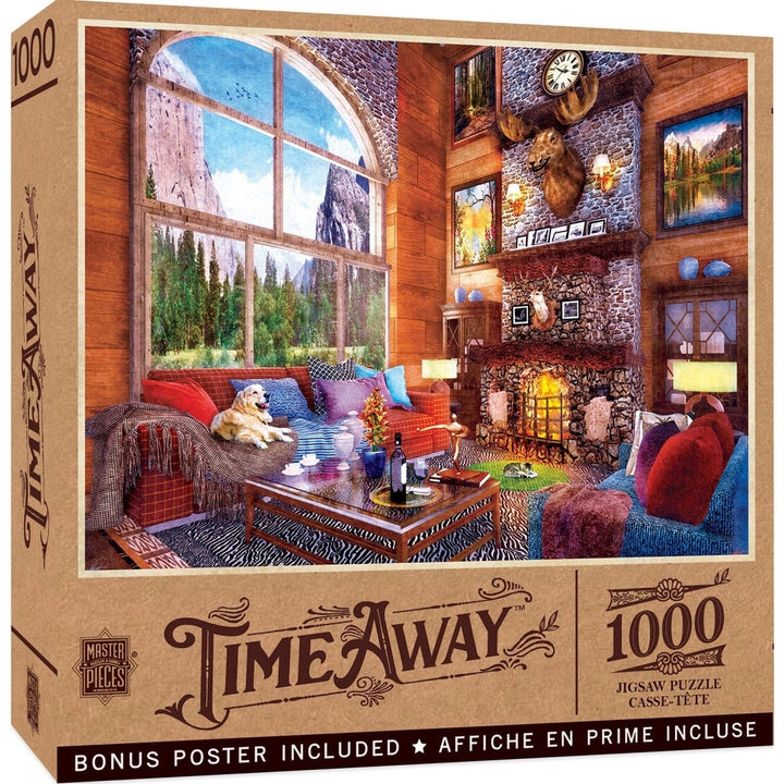 MasterPieces Time Away 1000 Piece Jigsaw Puzzle Craft Paper Box 19.25x26.75 Image 1