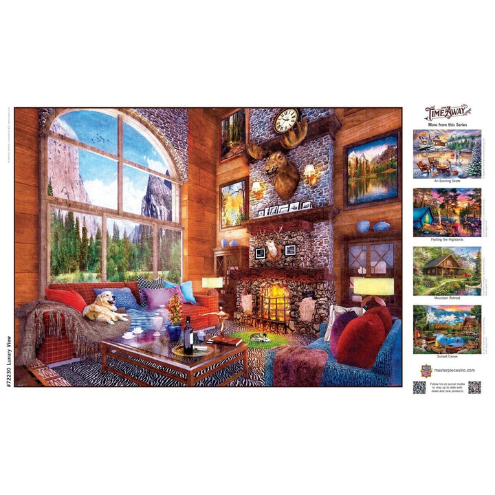 MasterPieces Time Away 1000 Piece Jigsaw Puzzle Craft Paper Box 19.25x26.75 Image 4