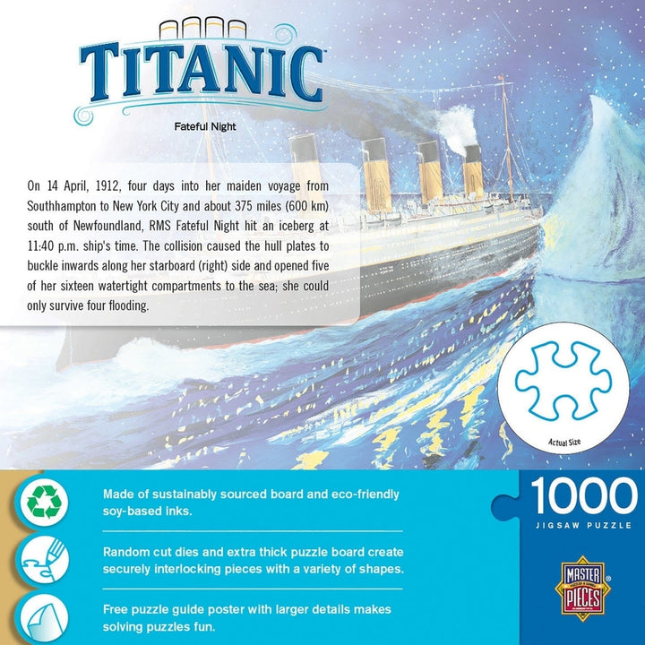 Titanic - Fateful Night 1000 Piece Jigsaw Puzzle Image 3