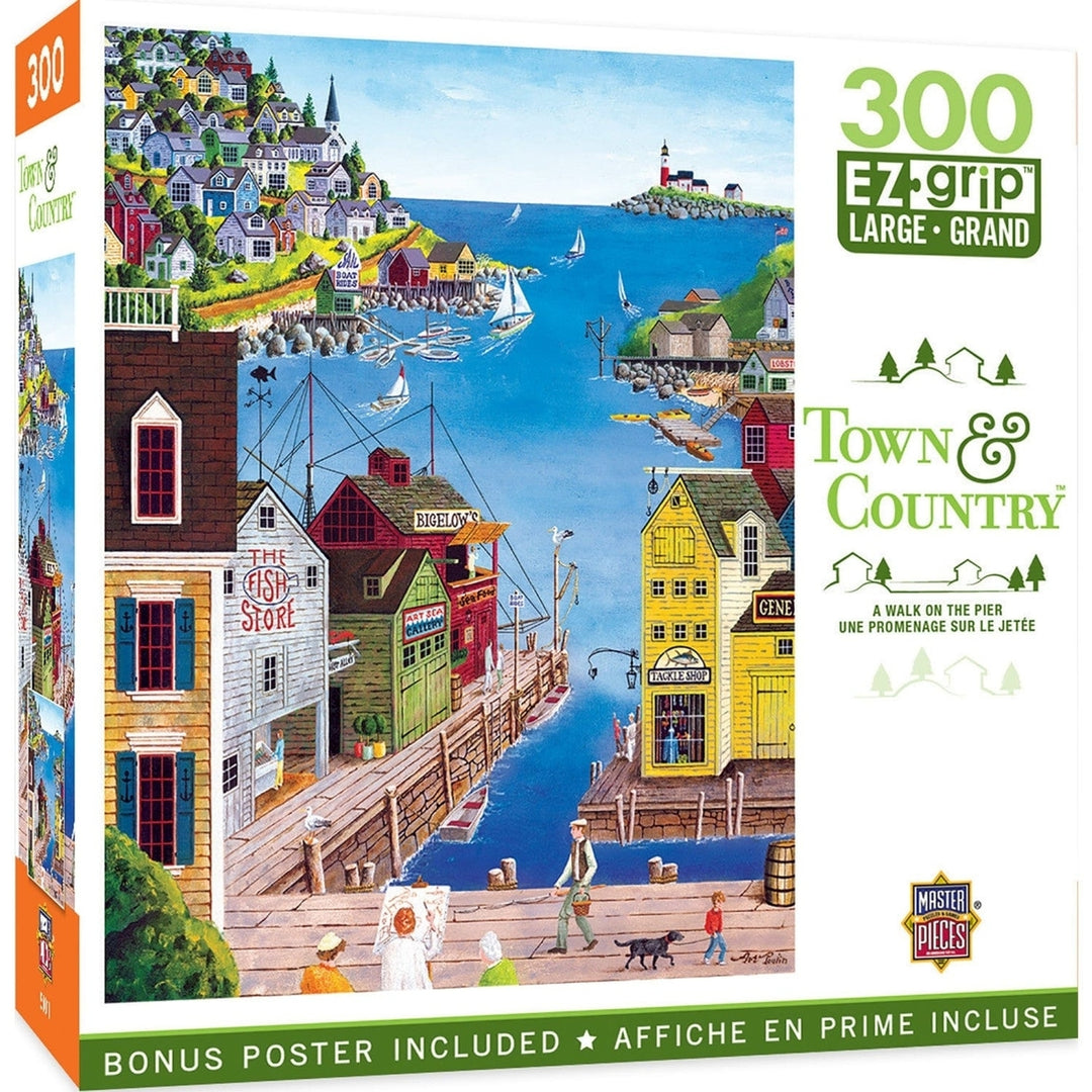 Town and Country - A Walk on the Pier 300 Piece EZ Grip Jigsaw Puzzle Image 1