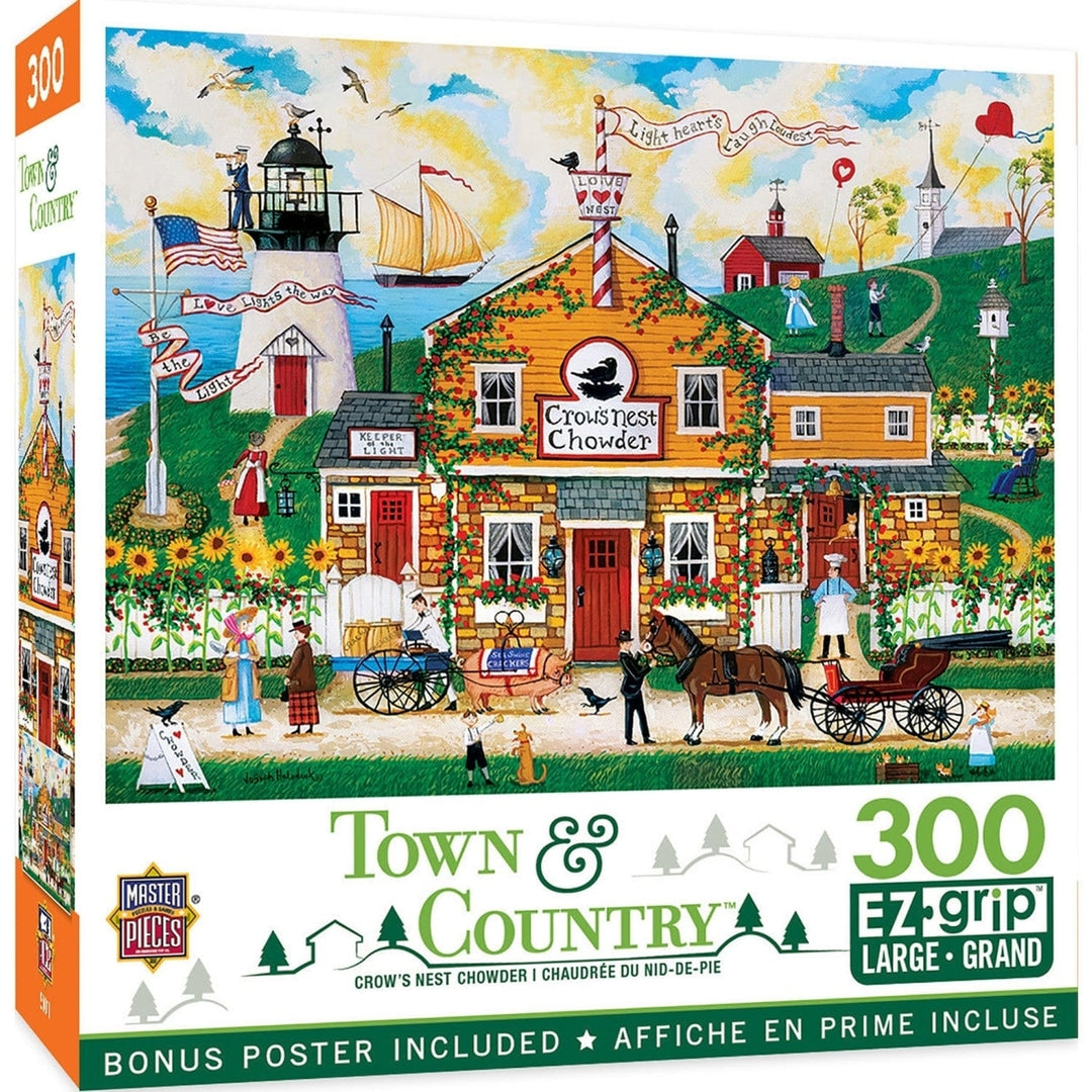 Town and Country Crows Nest Chowder 300 Piece EZ Grip Jigsaw Puzzle 18x24 Image 1