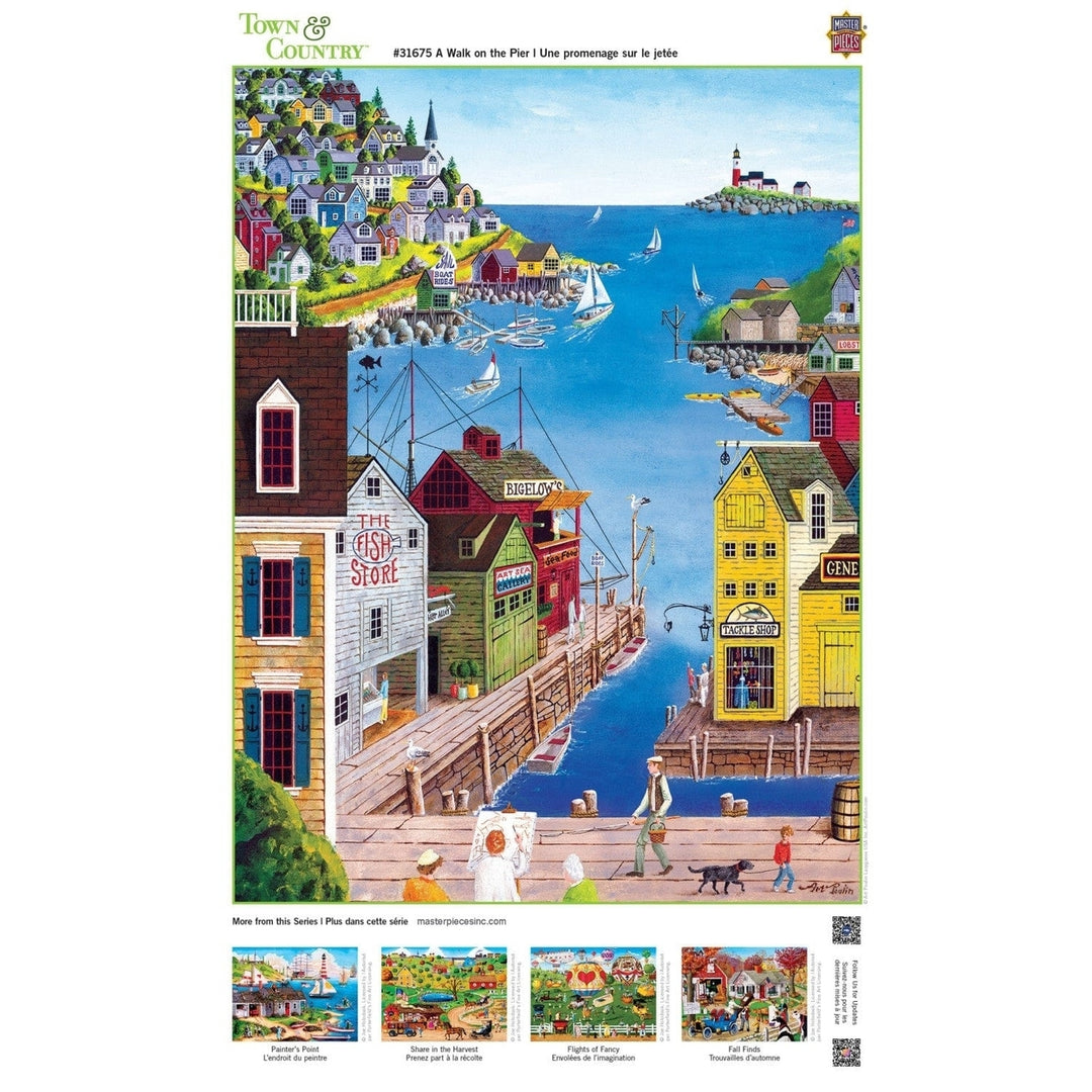 Town and Country - A Walk on the Pier 300 Piece EZ Grip Jigsaw Puzzle Image 4