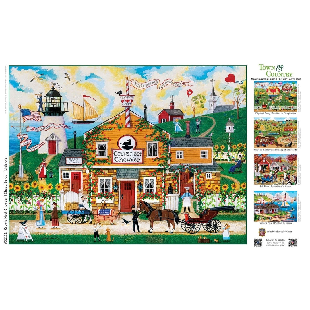 Town and Country Crows Nest Chowder 300 Piece EZ Grip Jigsaw Puzzle 18x24 Image 4