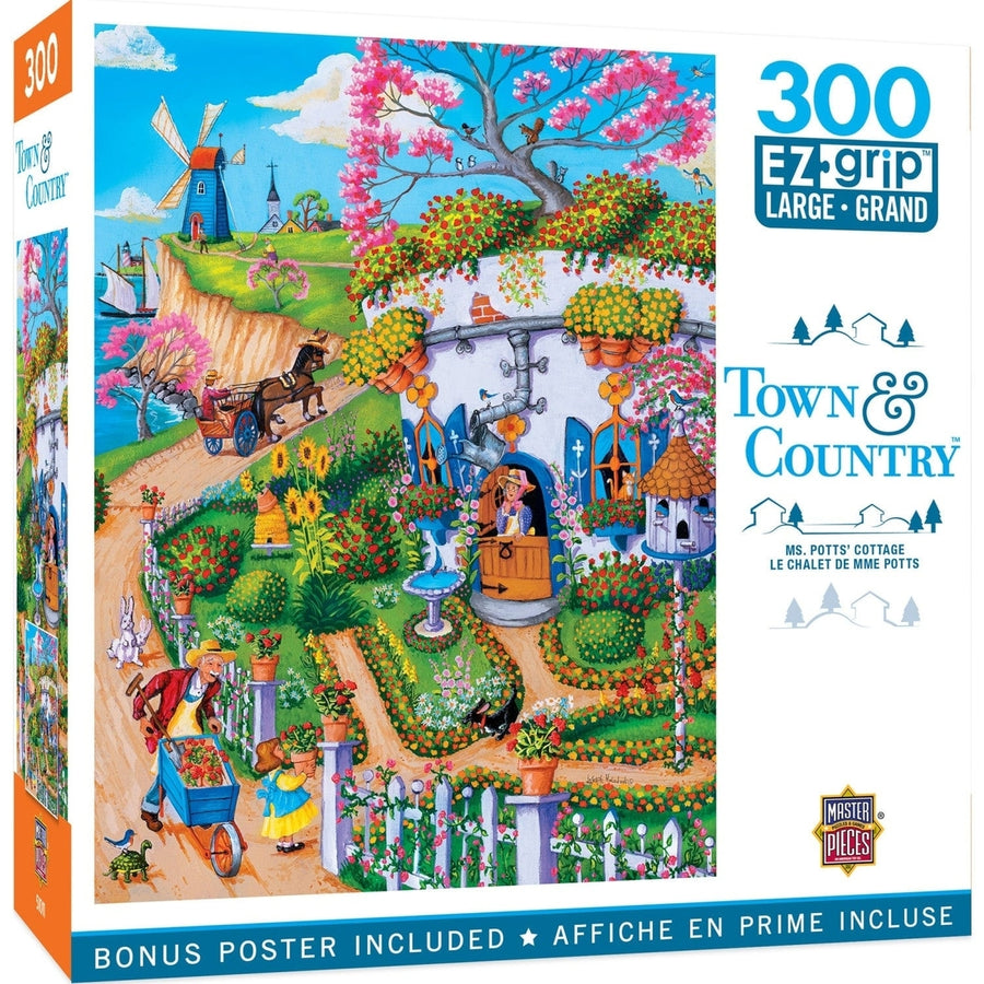 Town and Country - Ms. Potts Cottage 300 Piece EZ Grip Jigsaw Puzzle Image 1