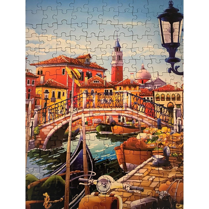 MasterPieces 500 Piece Travel Diary Puzzle Venice 21x15 Eco-Friendly Chipboard Image 6