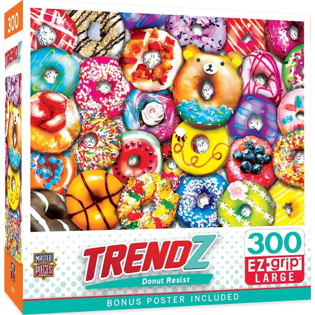 Trendz - Donut Resist 300 Piece EZ Grip Jigsaw Puzzle Image 1