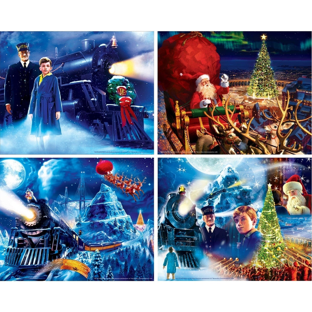 The Polar Express 4-Pack 100 Piece Jigsaw Puzzles Image 2