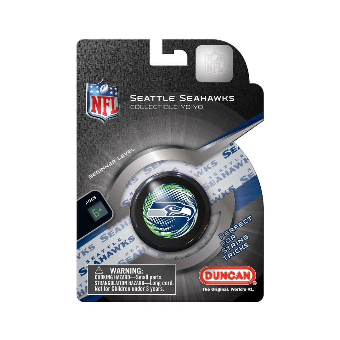 Seattle Seahawks Duncan Yo-Yo Team Logo Colors Ideal for Tricks Beginner Level Image 2