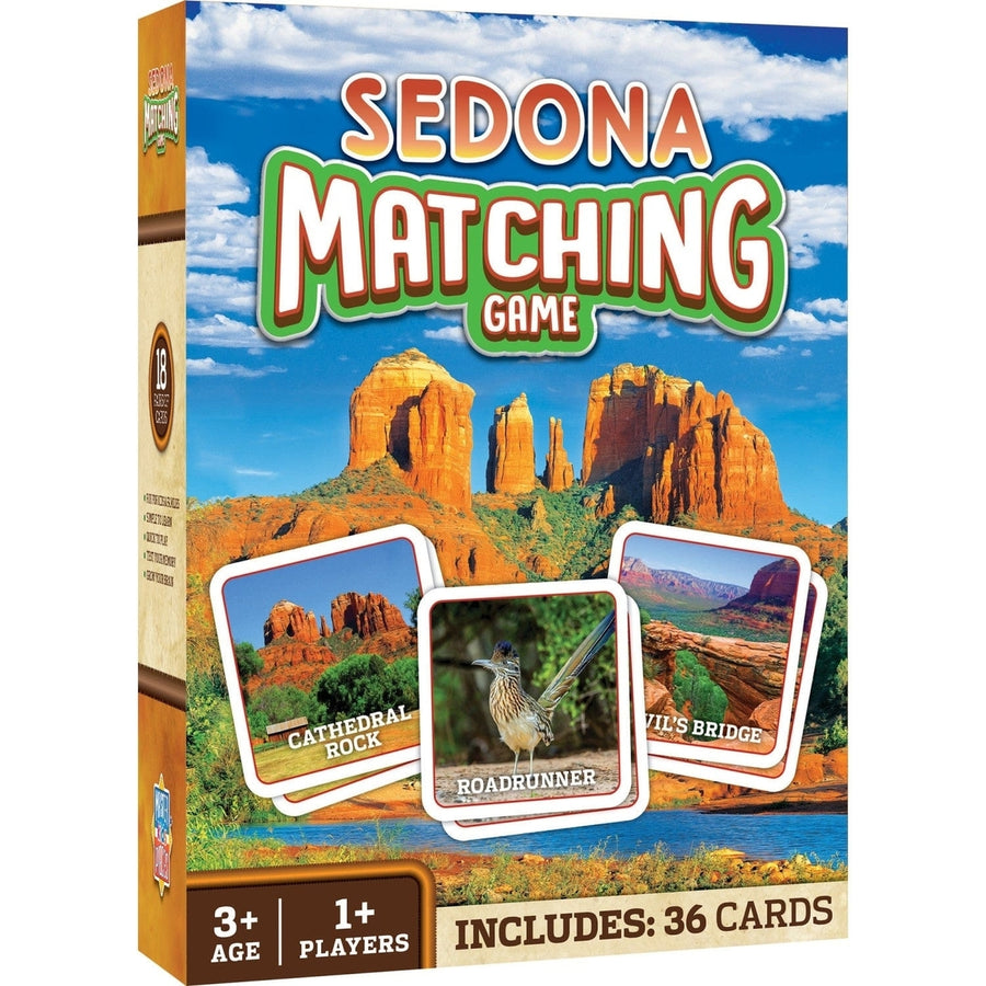 MasterPieces Sedona Arizona Matching Game National Parks 36 Pairs Fun Family Game Image 1