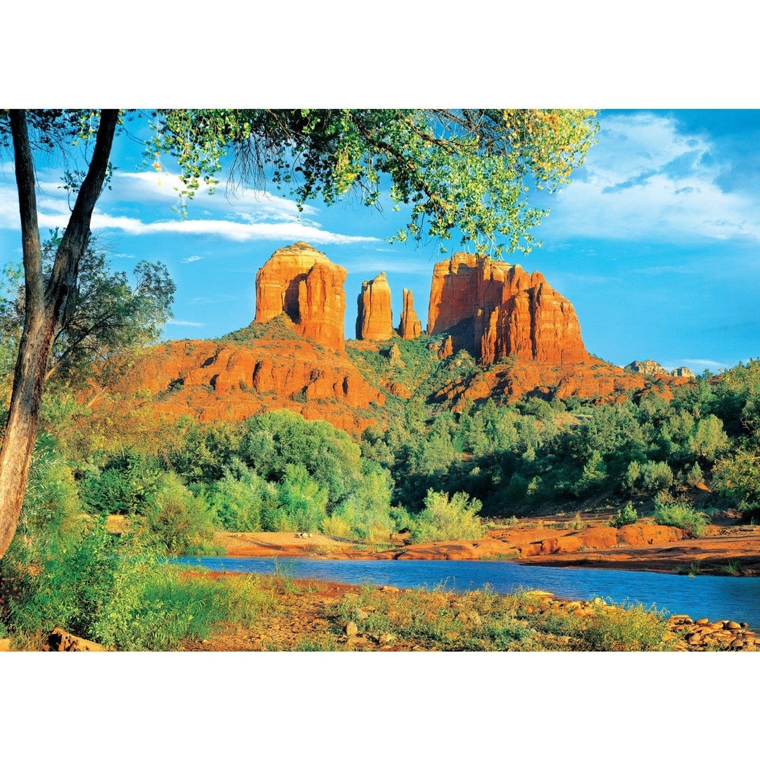 Sedona Arizona 500 Piece Jigsaw Puzzle Red Rock Landscape Art Outdoor Recreation Image 2