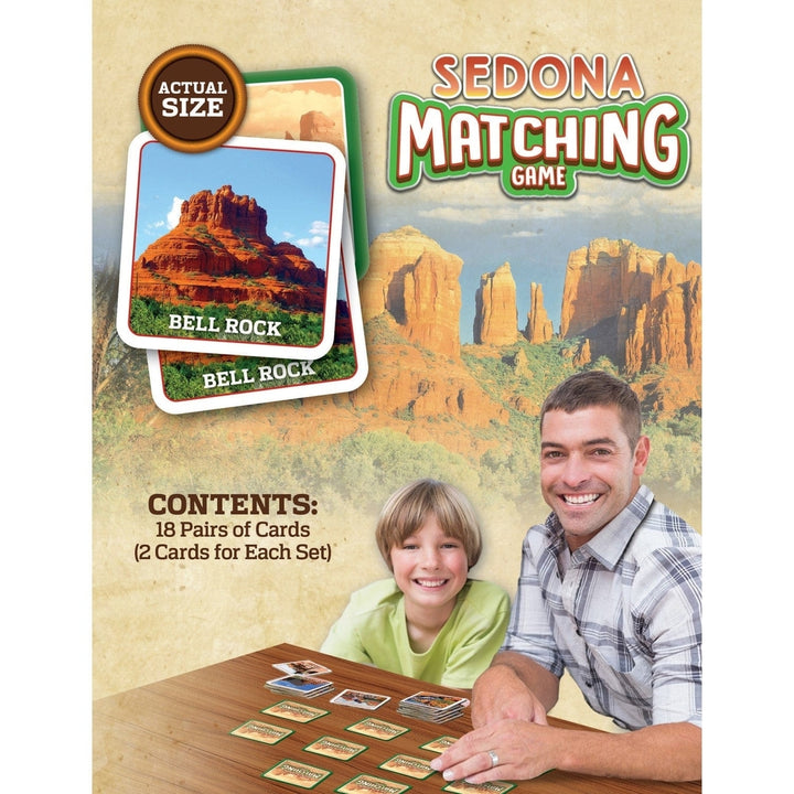 MasterPieces Sedona Arizona Matching Game National Parks 36 Pairs Fun Family Game Image 3